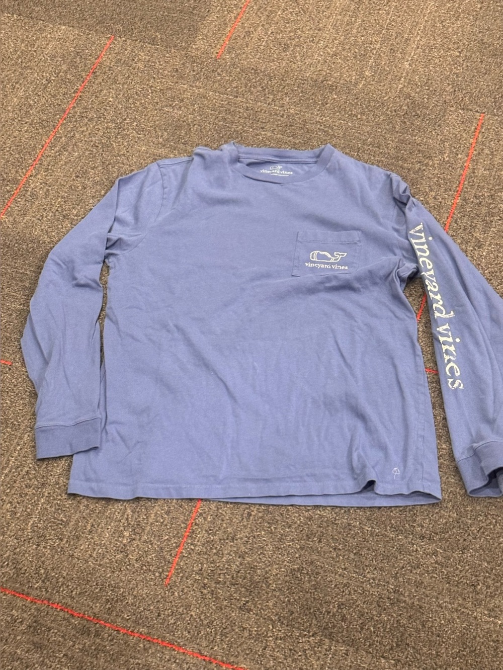 Vineyard Vines Classic Blue Long Sleeve T-Shirt Size M